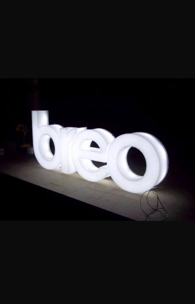 Breo 3D Light LED Acrylic Signage