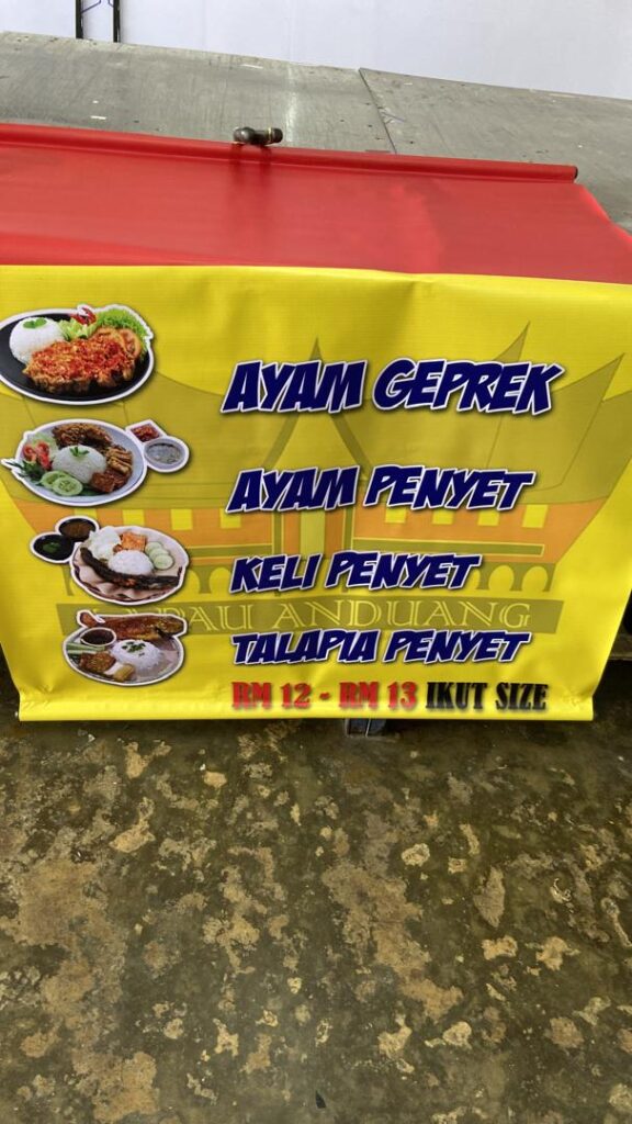 Banner Kedai Ayam Penyet